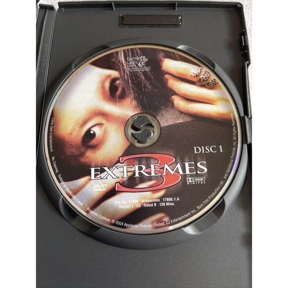 3 Extremes - DVD - Horror Anthology Park Chan-Wook  Extreme Asian Horror - Picture 3 of 4